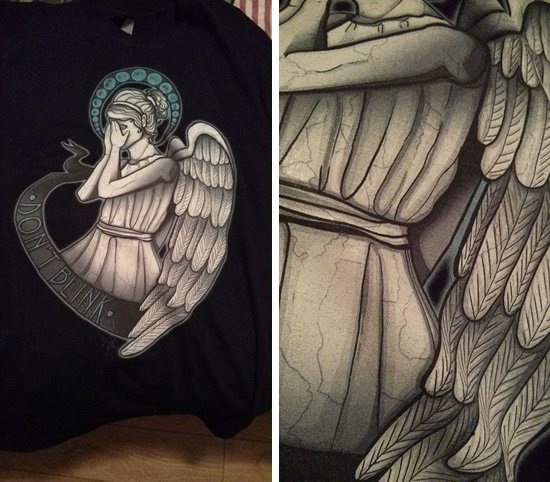 Details of angel artwork