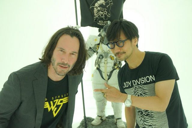 Keanu and Hideo wearing shirts by Retro Review